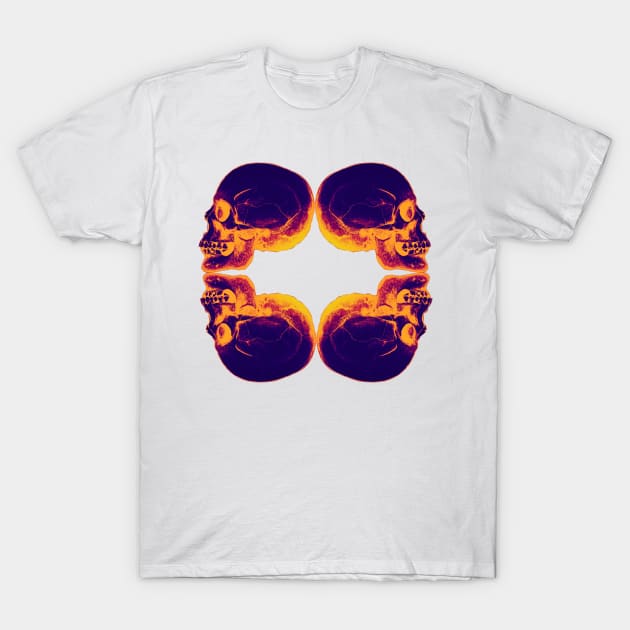 Profile Skull X4 INFRARED T-Shirt by skyskull